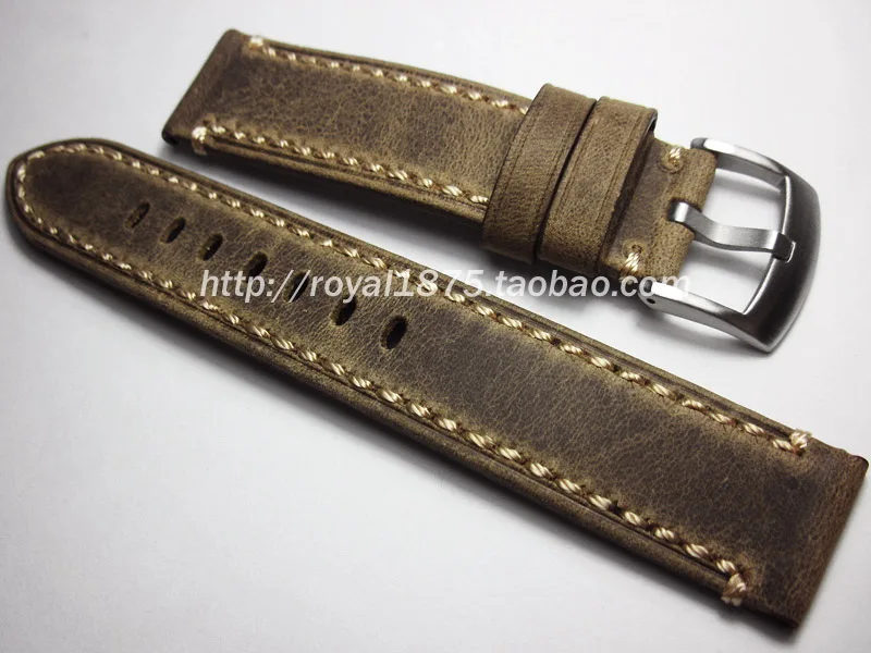 

20 22mm high quality Handmade Watch Straps Vintage Genuine Leather Watchband Calfskin Watch Straps for Omega man branded watch