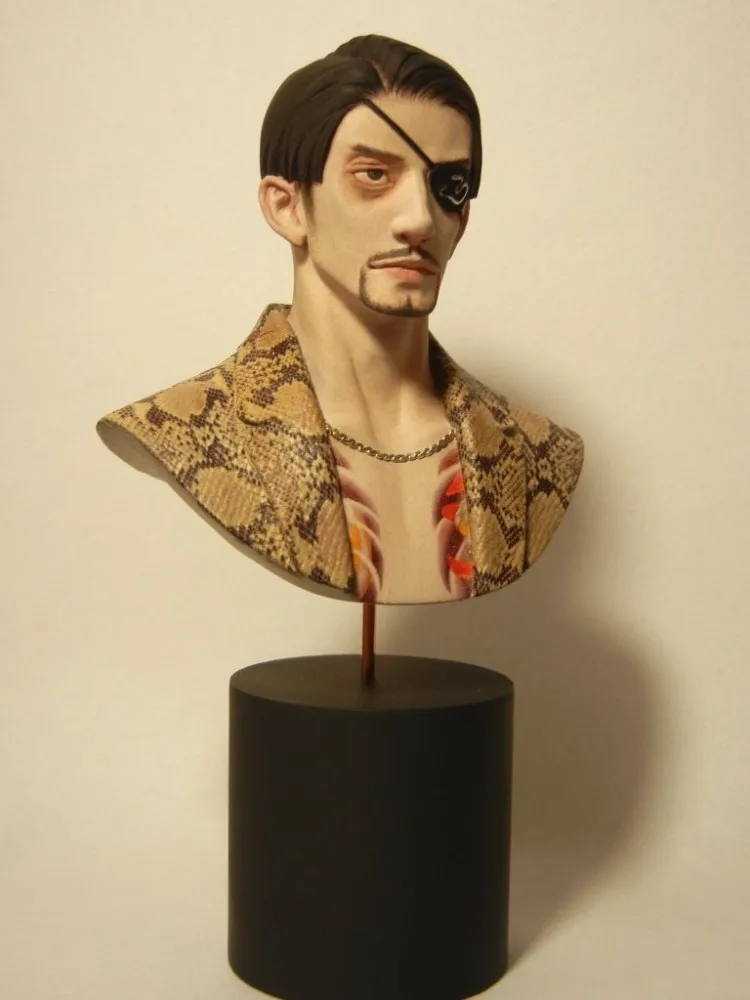 Набор фигурок из смолы MIDORO Goro Majima бюст неокрашенный комплект для гаража