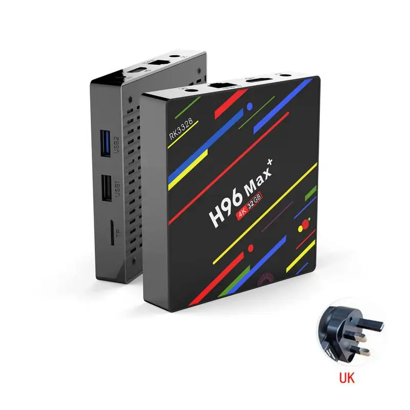 H96 Max RK3328 HD сетевой плеер Android 8 1 4 Гб + 32 \ 64 телеприставка пульт дистанционного
