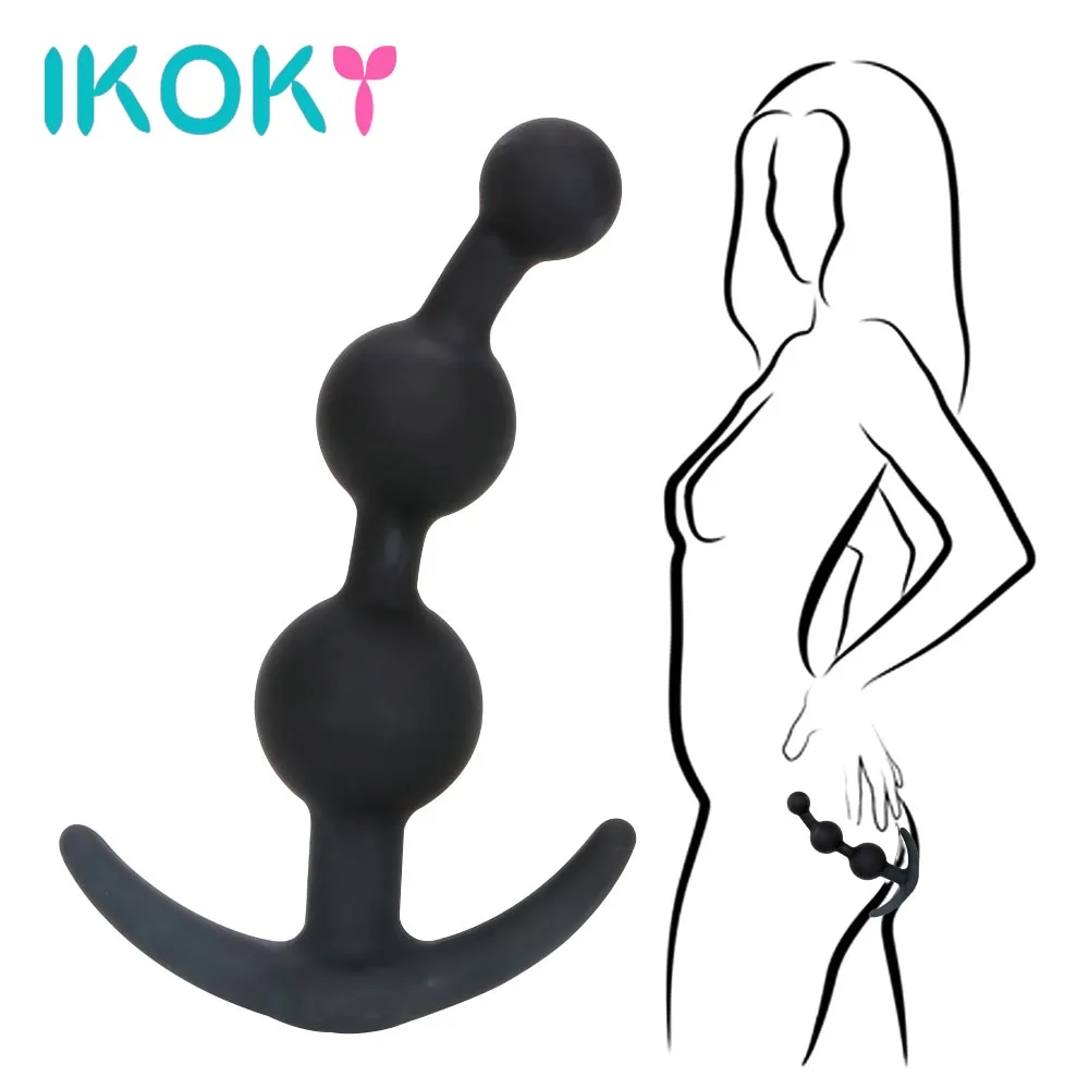 Анальная пробка IKOKY интимные игрушки для женщин мужчин стимуляторы анальных