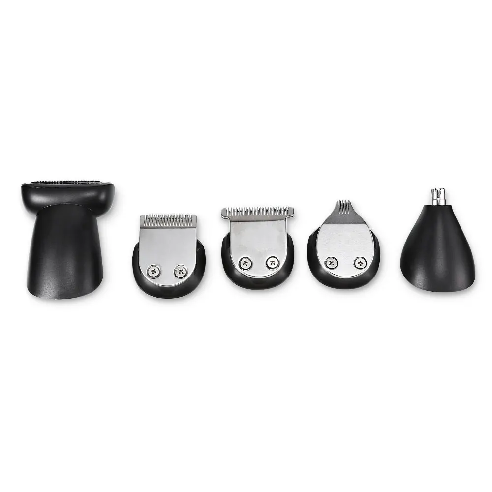 Kemei KM 526 5 в 1 Электрический триммер для волос Моющийся USB Перезаряжаемый носа