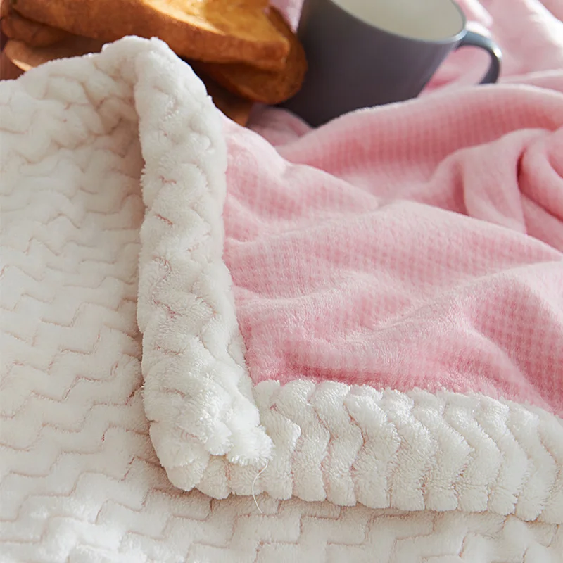 

Blankets Sofa/Bedding Home Textile Soft Bedsheet Winter thickening Air Conditioning Blanket Portable Multicolor optional
