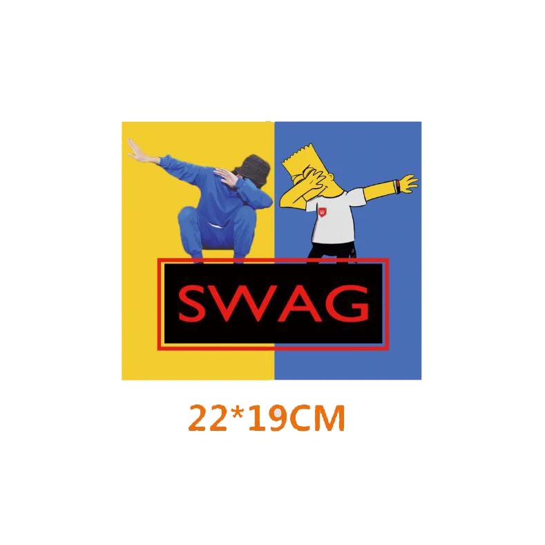 Брендовые милые большие животные Единорог кошка железо на заплатках одежда