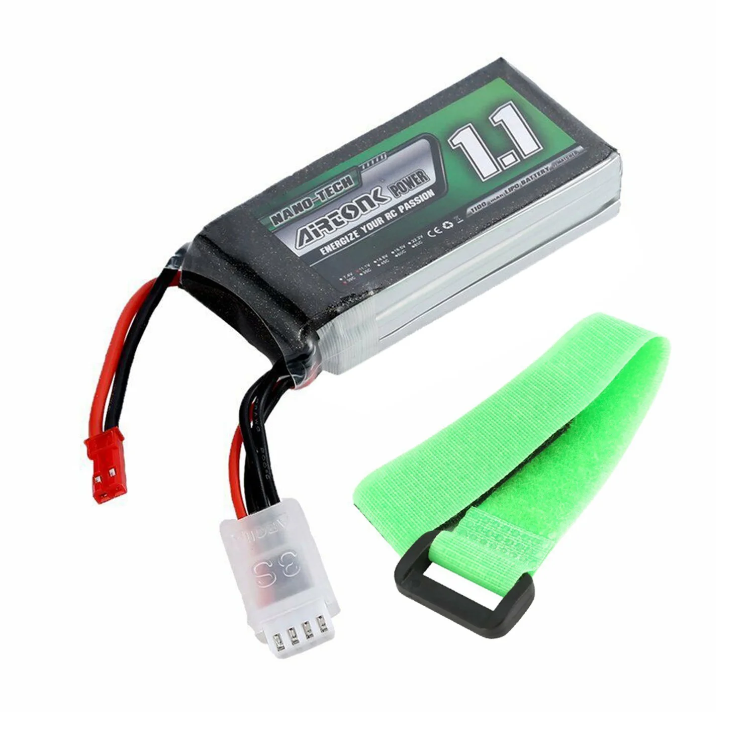 Airtonk power 11 1 V 1100 Mah 30C 3 S P Lipo батарея Jst разъем для радиоуправляемого дрона