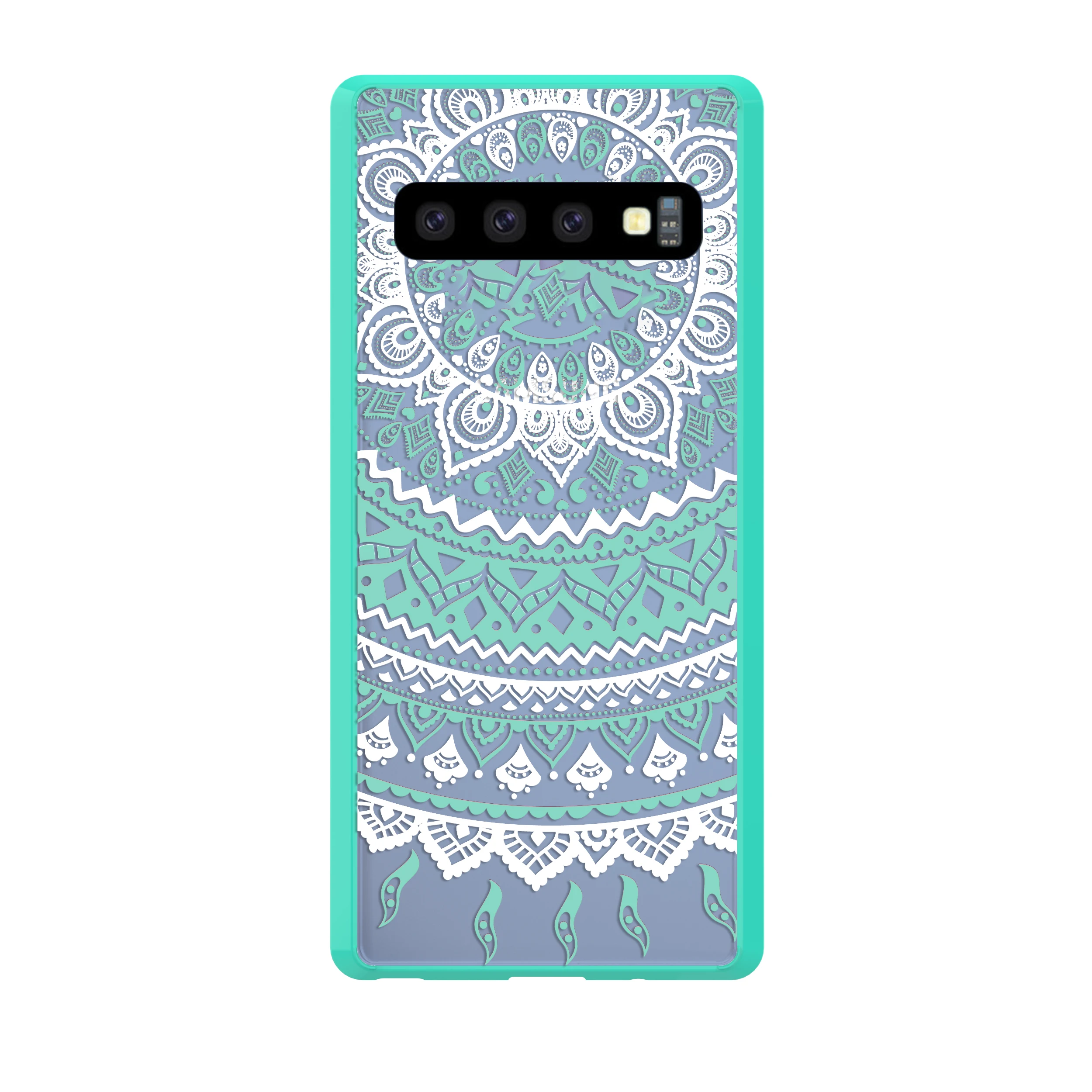 Футляр для samsung Galaxy S10 чехол Plus цветы дурмана Жесткий ПК Мягкий край Защитная
