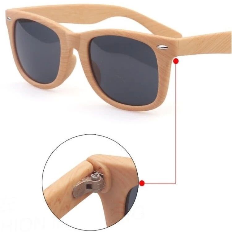 Imitation Wooden Sunglasses for Men and Women Eyewear- Assorted Colors |