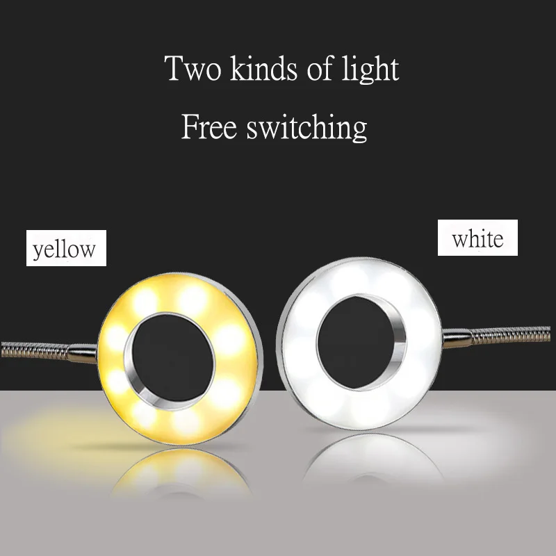 Креативная Настольная лампа с зажимом для дизайна ногтей Регулируемый