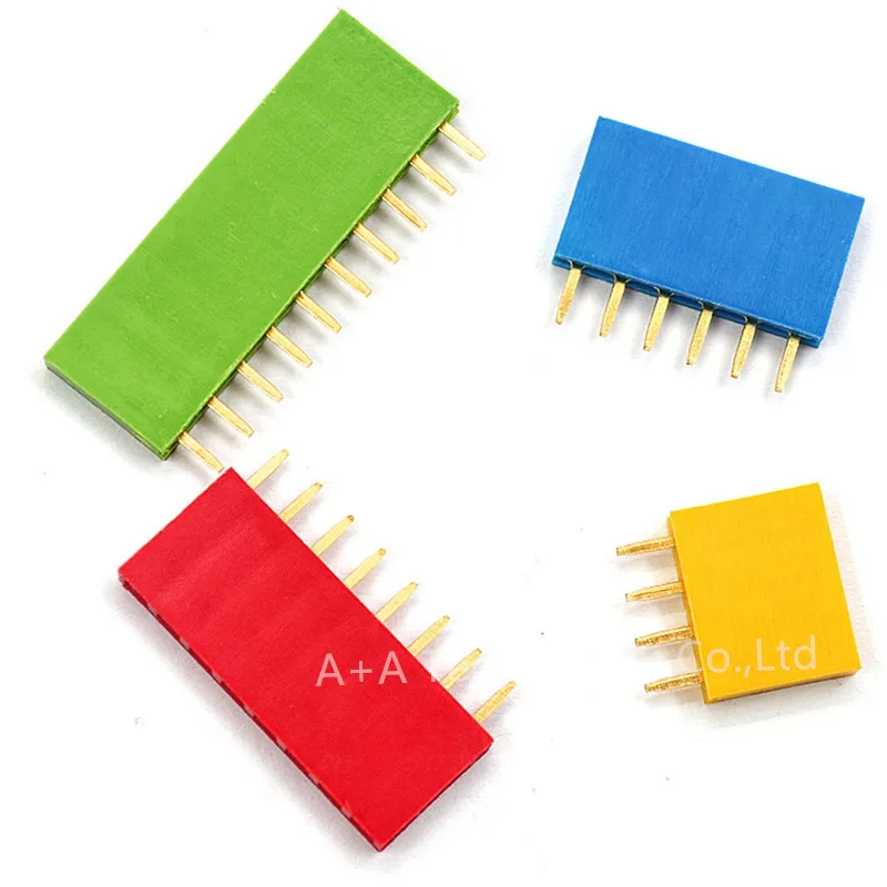 2 54 мм однорядный гнездовой отрывной печатная плата штырьковый разъем коннектор