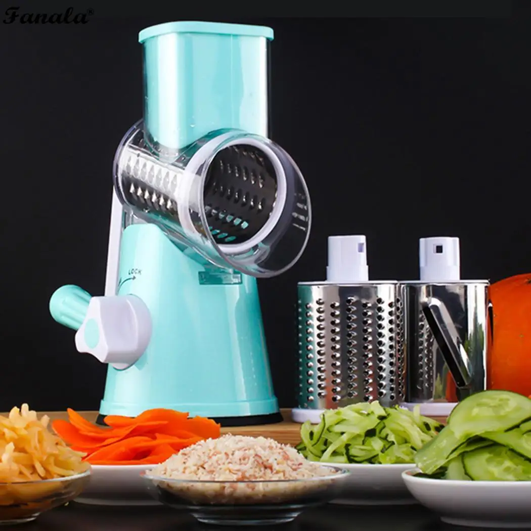 Многофункциональный измельчитель ручной валик роторный дизайн кухонная терка