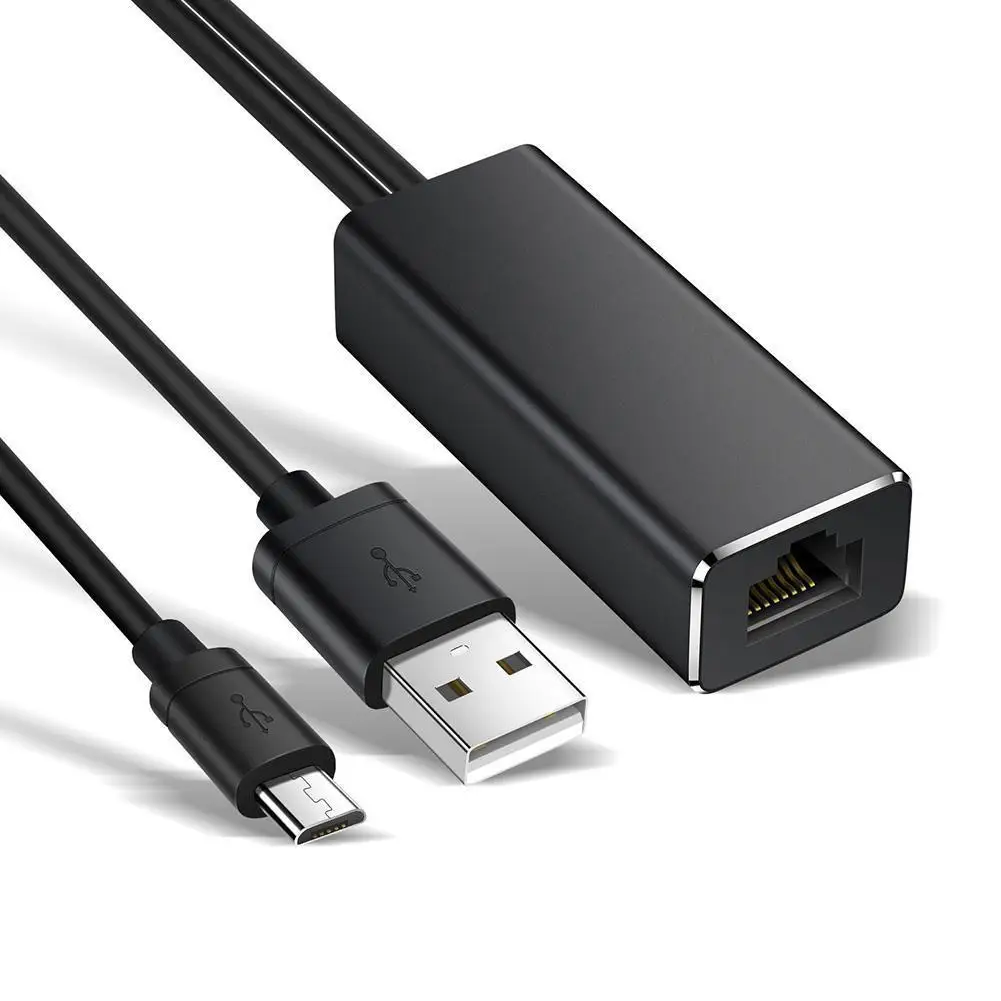 Eas tV ita Fire TV Stick Micro USB к RJ45 Ethernet адаптер с кабелем 10/100 Мбит/с для TV/ Home Mini/|SmartTV-стики и