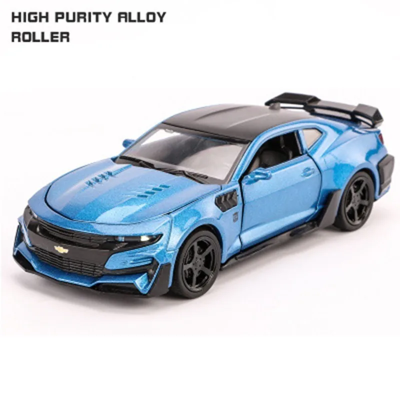 Модель автомобиля из сплава для Chevrolet Camaro 1:32 со звуком и подсветкой|Наземный