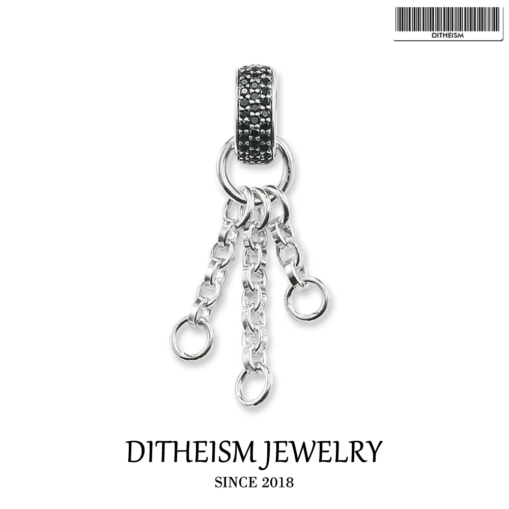 Подвеска с тремя панцирными подвесками из серебра 2018 пробы|Подвески| |