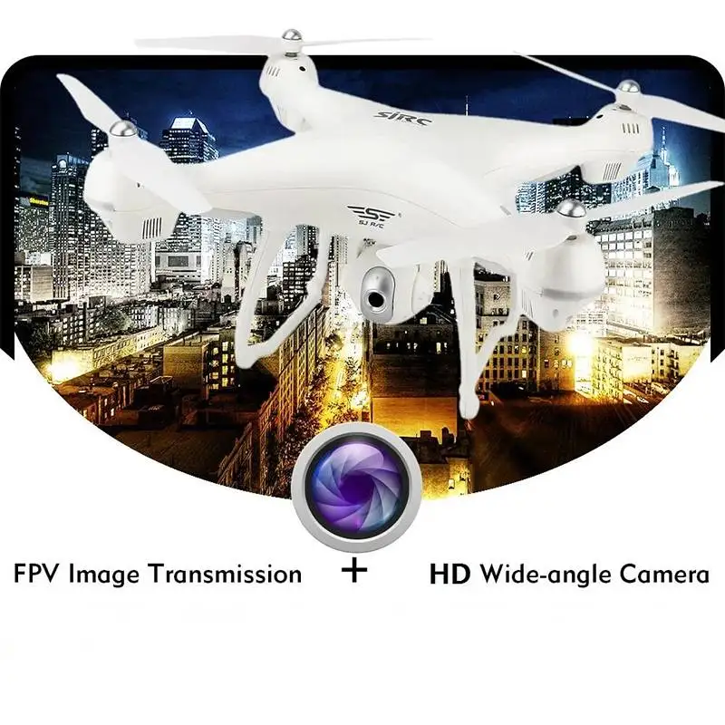 S70W GPS FPV Дрон с 1080P HD широкоугольной камерой WiFi живое видео возврат домой RC