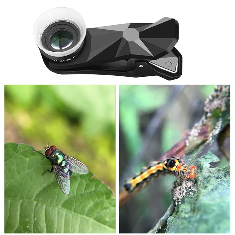 Pholes 2 In 1 Universal 12-24X Macro Photography Lens For J5 2017 J7 A7 Prime Mobile Phone Camera | Электроника