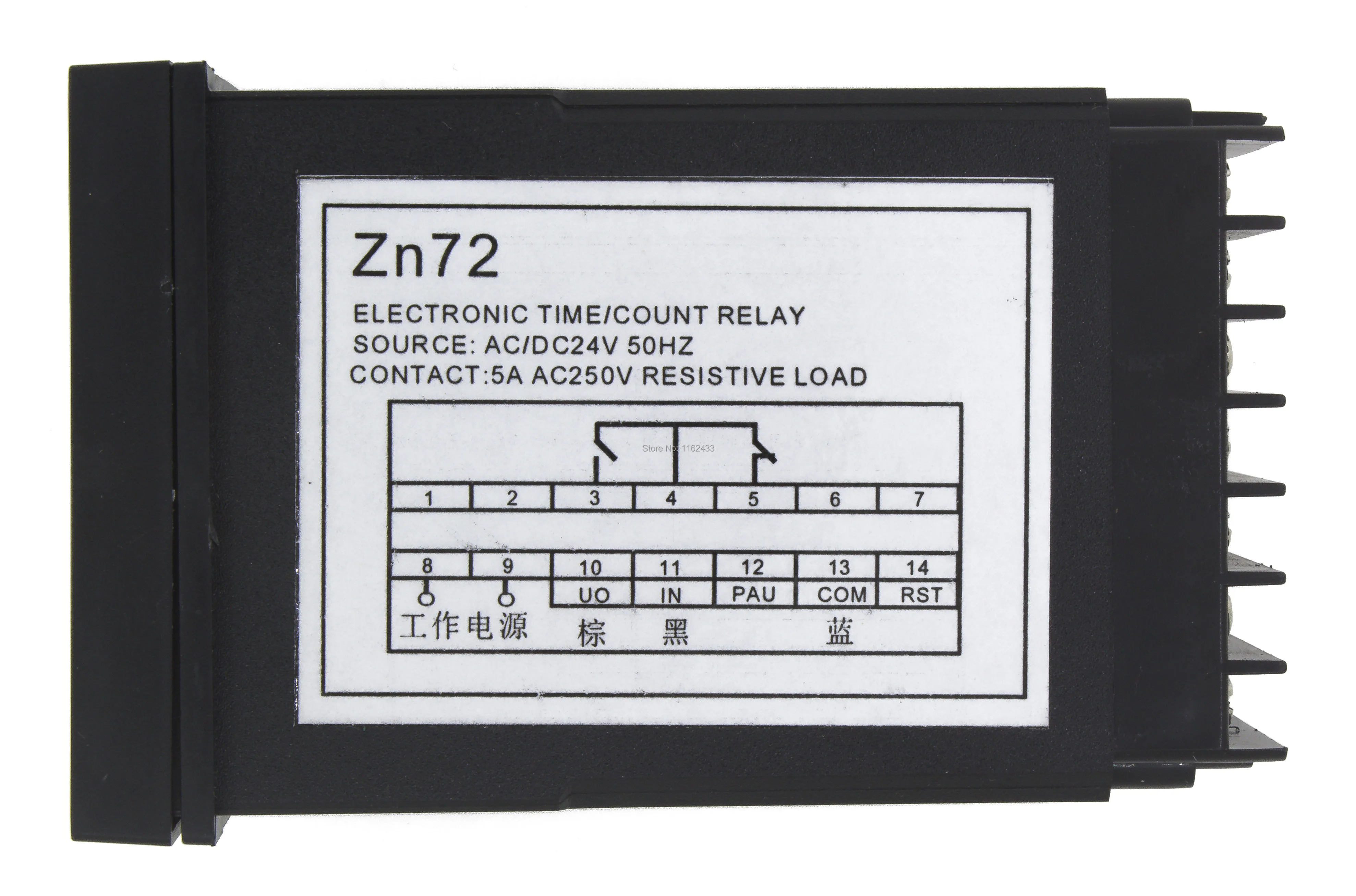 Цифровой счетчик реле времени серии ZN72 AC 220V AC/DC 24V 12V DC 5V счетное реле