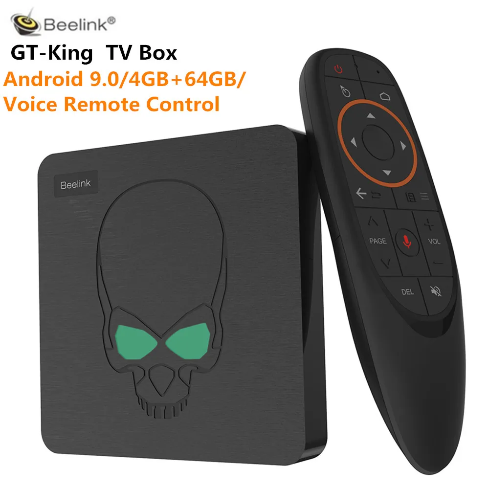 Beelink GT King Smart Android 9.0 TV Box Amlogic S922X 4GB 64GB 2.4G Voice Control 5.8G WiFi 1000Mbps Set Top Support 4K | Электроника