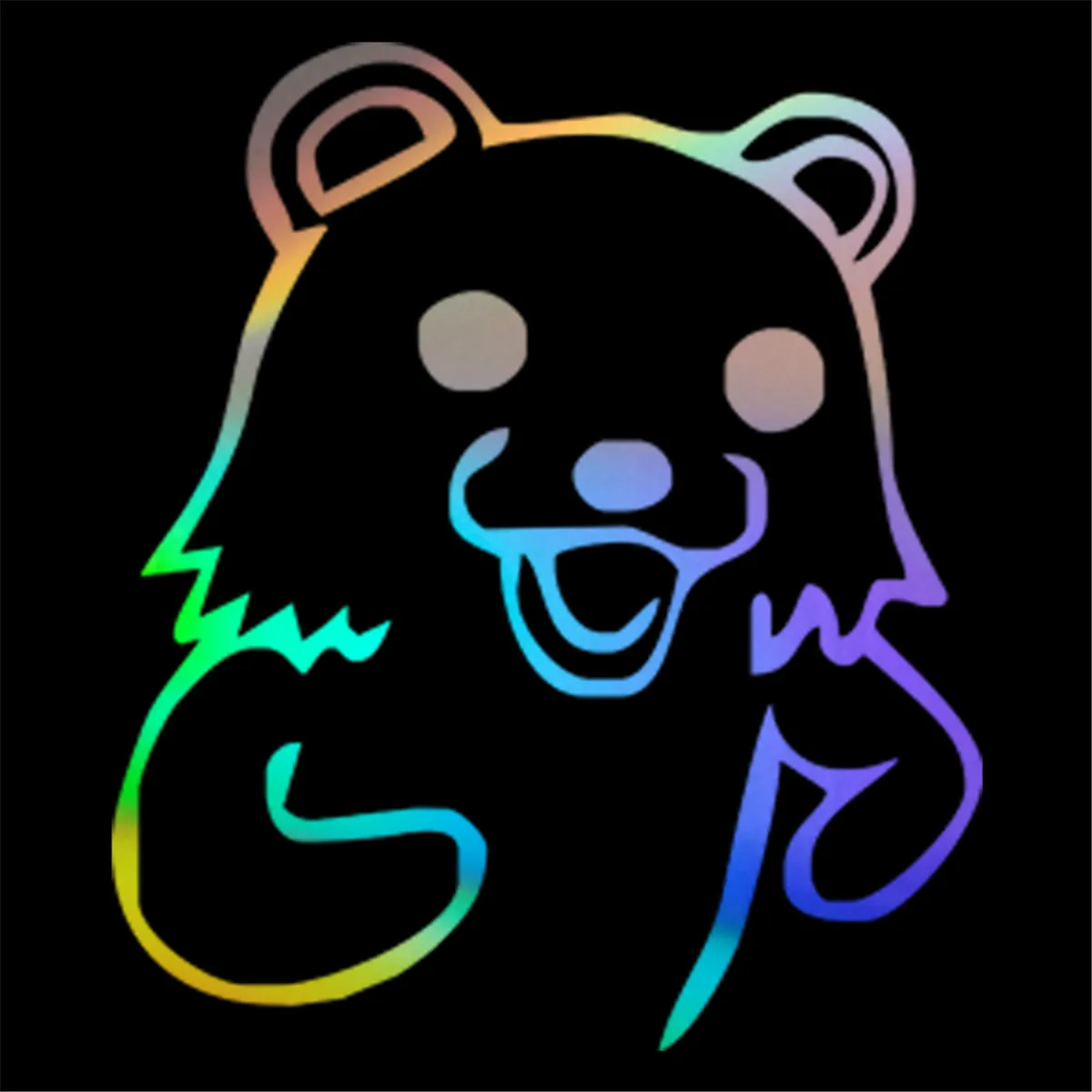 

Мультяшный медведь животное автомобиль наклейка ноутбук грузовик Стена Окно фургон Авто Виниловая Наклейка