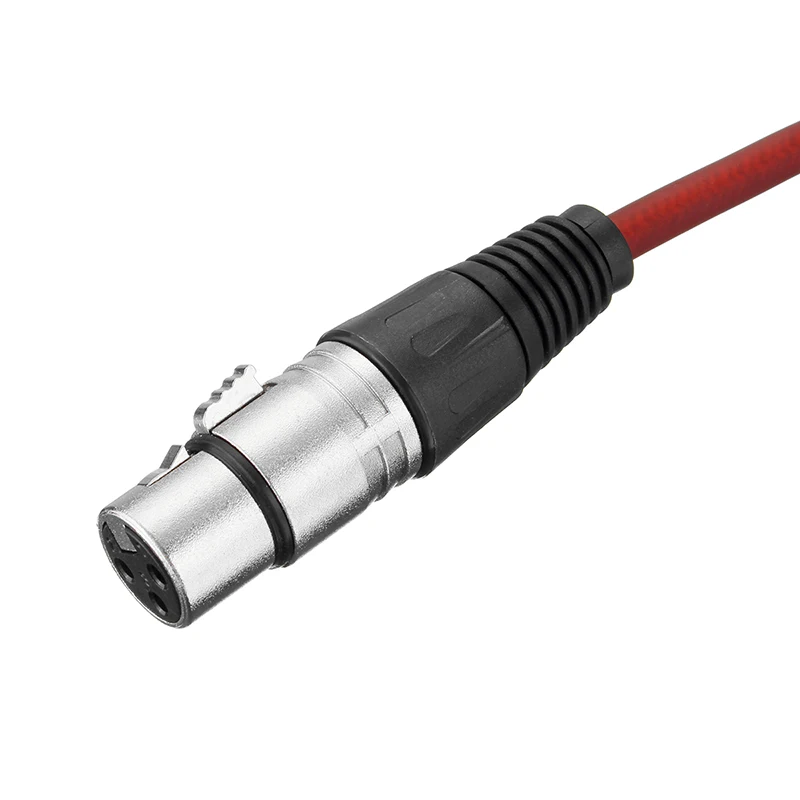 3 контактный микрофонный кабель CLAITE XLR 1 м с разъемом Папа мама экранированный