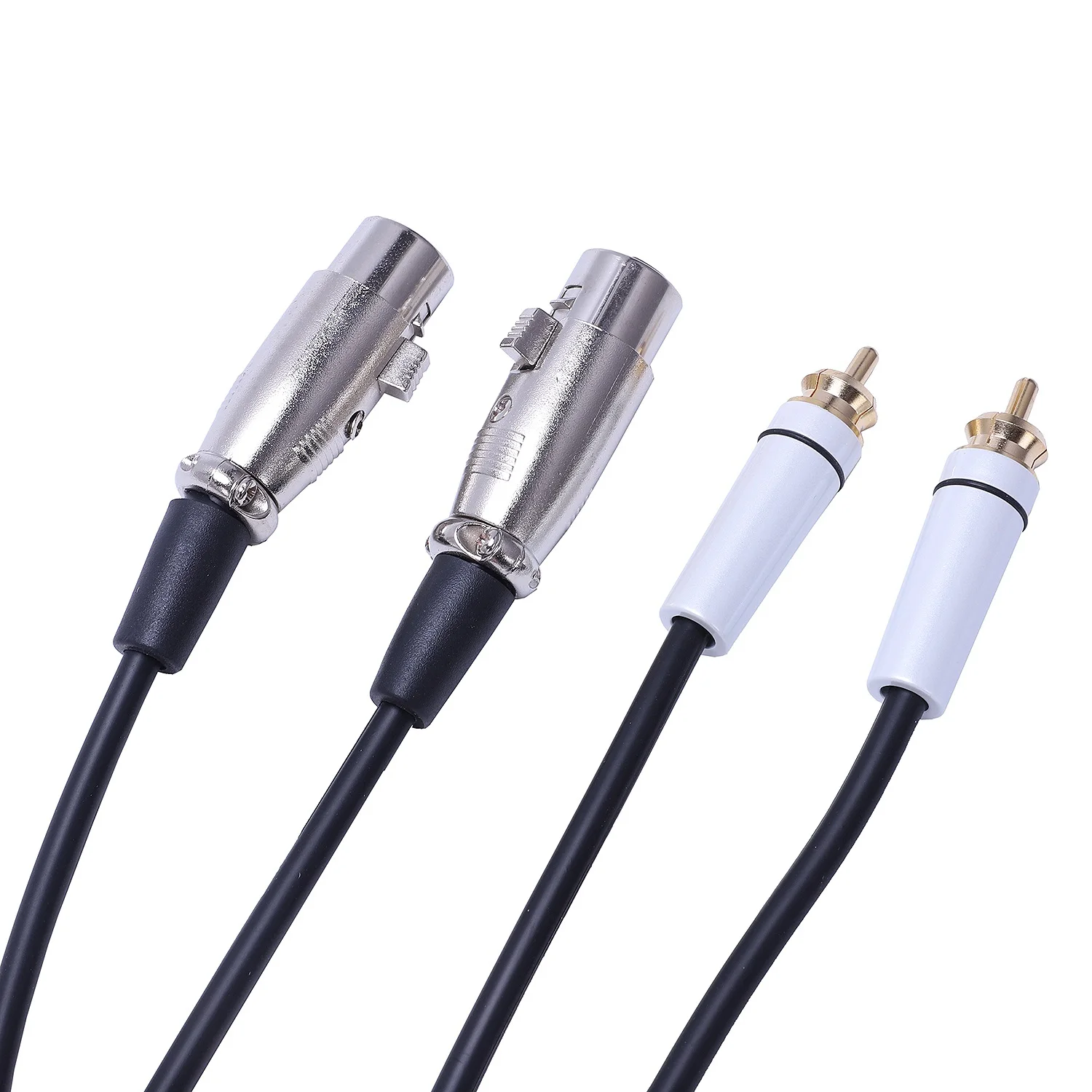 OPQ Dual Female XLR to RCA кабель сверхмощный 2 Male патч HIFI стерео аудио подключение микрофон
