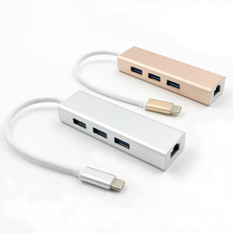 USB 3 1 Type C к RJ45 Ethernet LAN адаптер с портами 0 концентратор для MacBook|Адаптеры Type-C| |