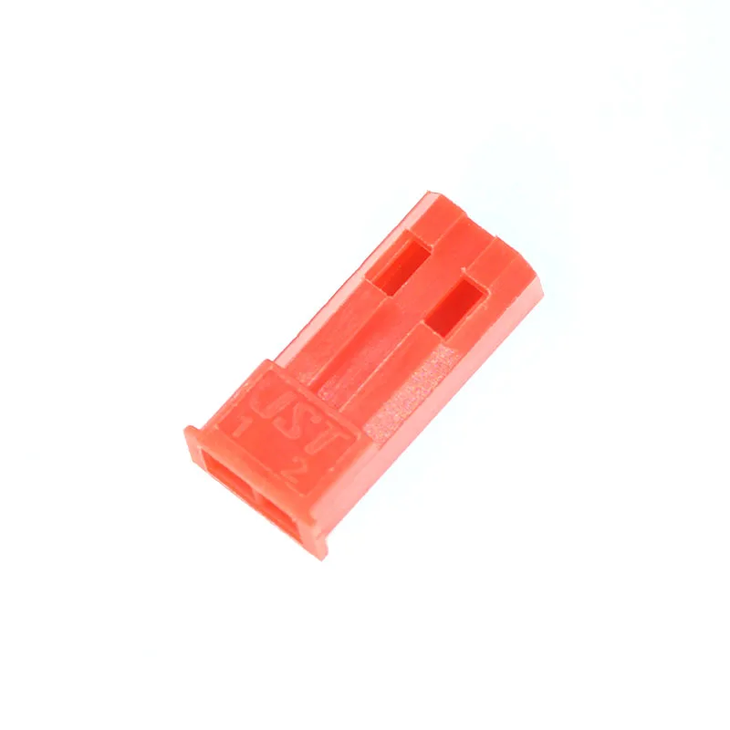 

50PCS SYP JST 2.54mm 2PIN Connectors Male Socket Plastic Shell Housing Red