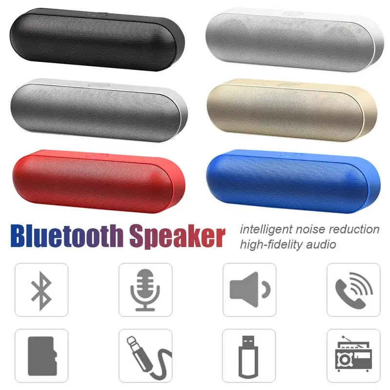 Новый второй поколение беспроводной Bluetooth динамик в форме пилюль мини стерео