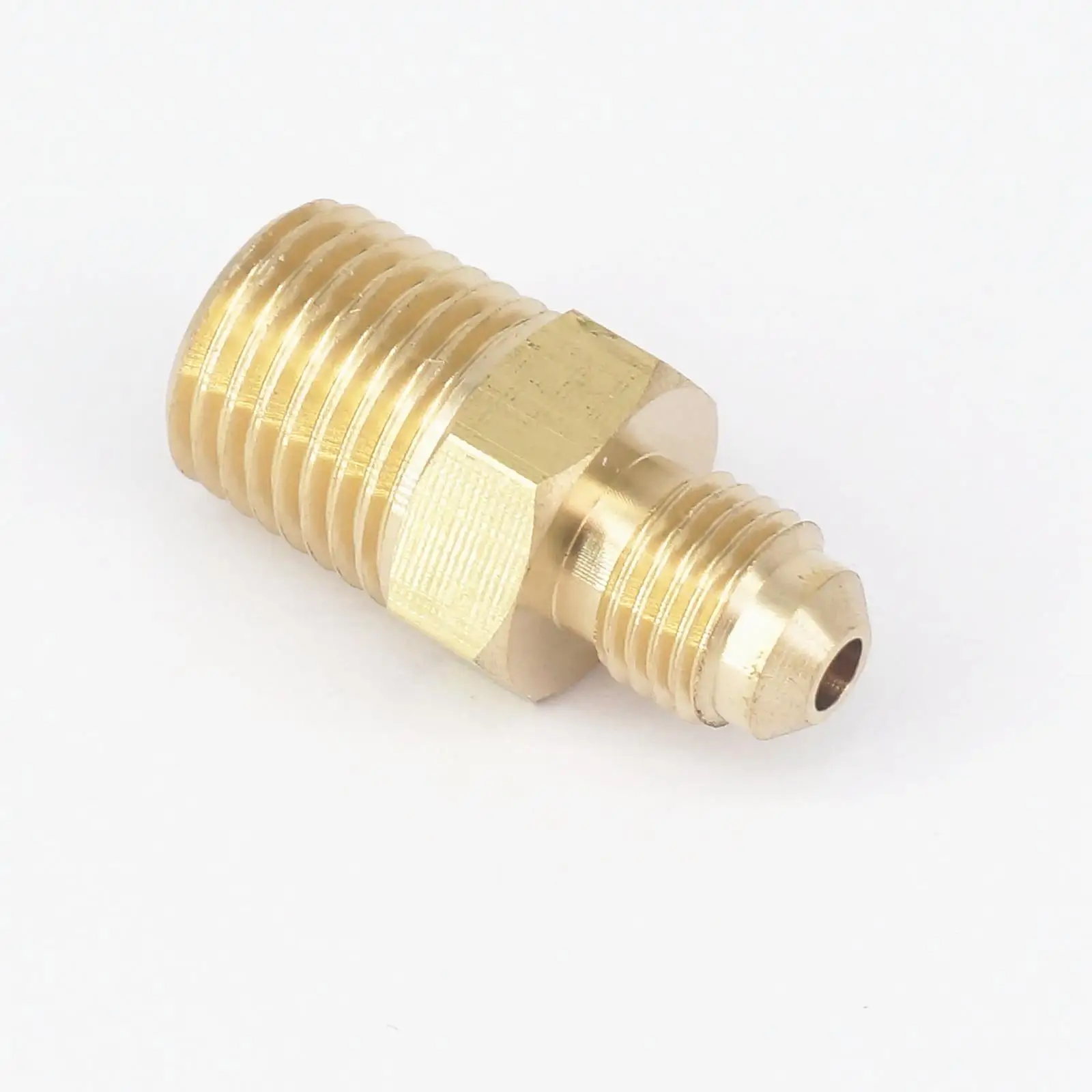 Подходящая трубка с наружной резьбой 3/16 &quot-1/4&quot NPT латунный фитинг SAE 45 градусов