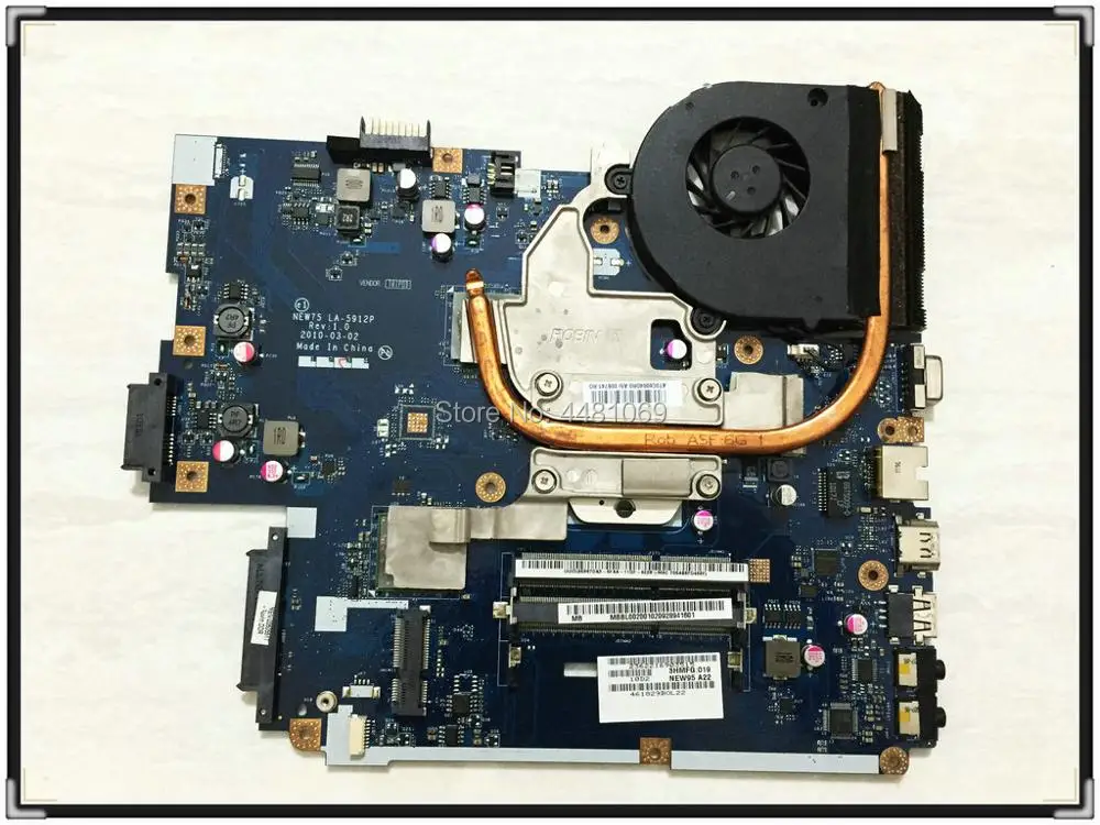 Для ноутбука ACER Aspire 5551 Новая деталь 75 радиатор ЦПУ = системная плата с радиатором