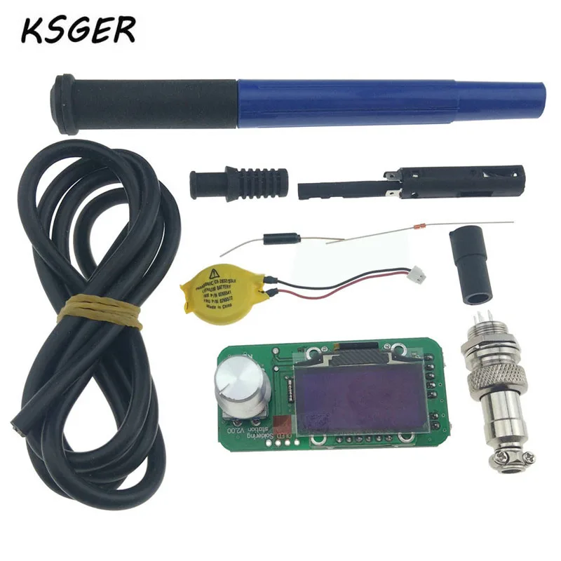 KSGER V2.0 температура STM32 OLED экран контроллер 9501 паяльная ручка набор 5 ядер