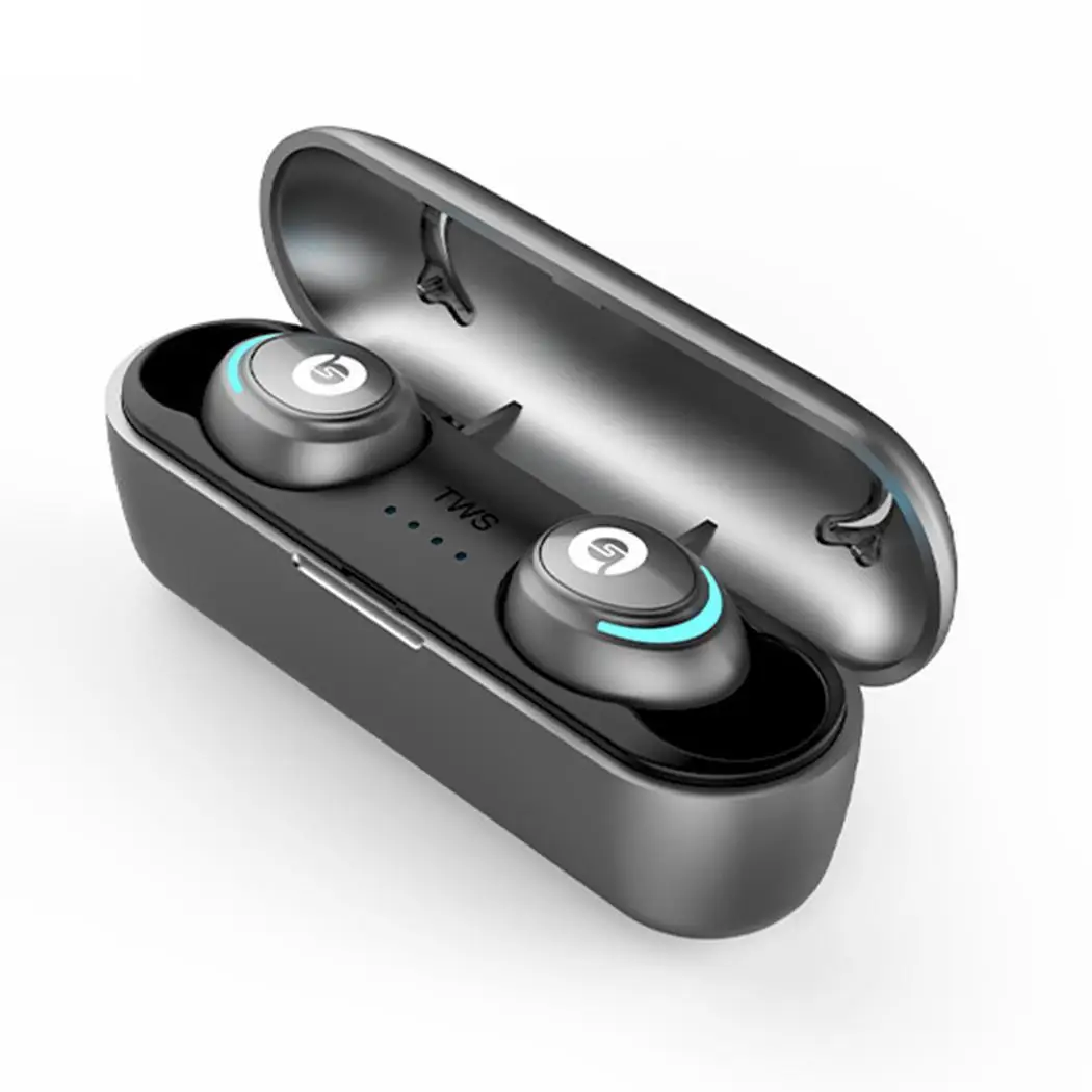 Беспроводная Bluetooth Hi Fi гарнитура стерео мини наушники вкладыши IPX5 с 16 зарядными