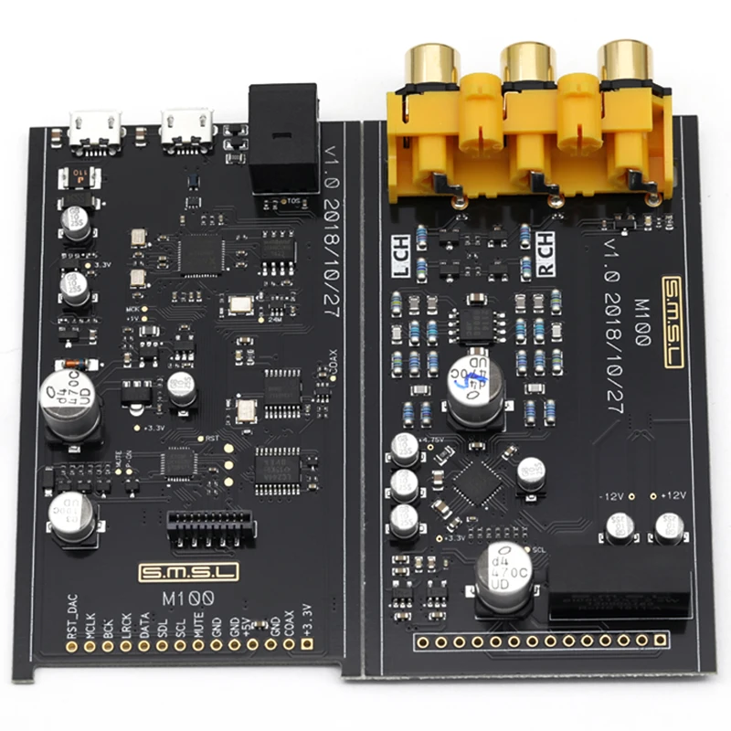 SMSL M100 аудио DAC USB AK4452 Hifi декодер Amp XMOS XU208 DSD512 Spdif оптический коаксиальный вход
