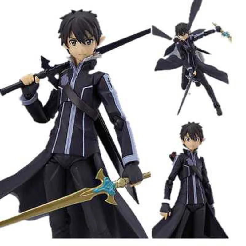 Figma 289 Sword Art Online II Кирито тонггу и люди ало Подвижная кукла Коллекционная