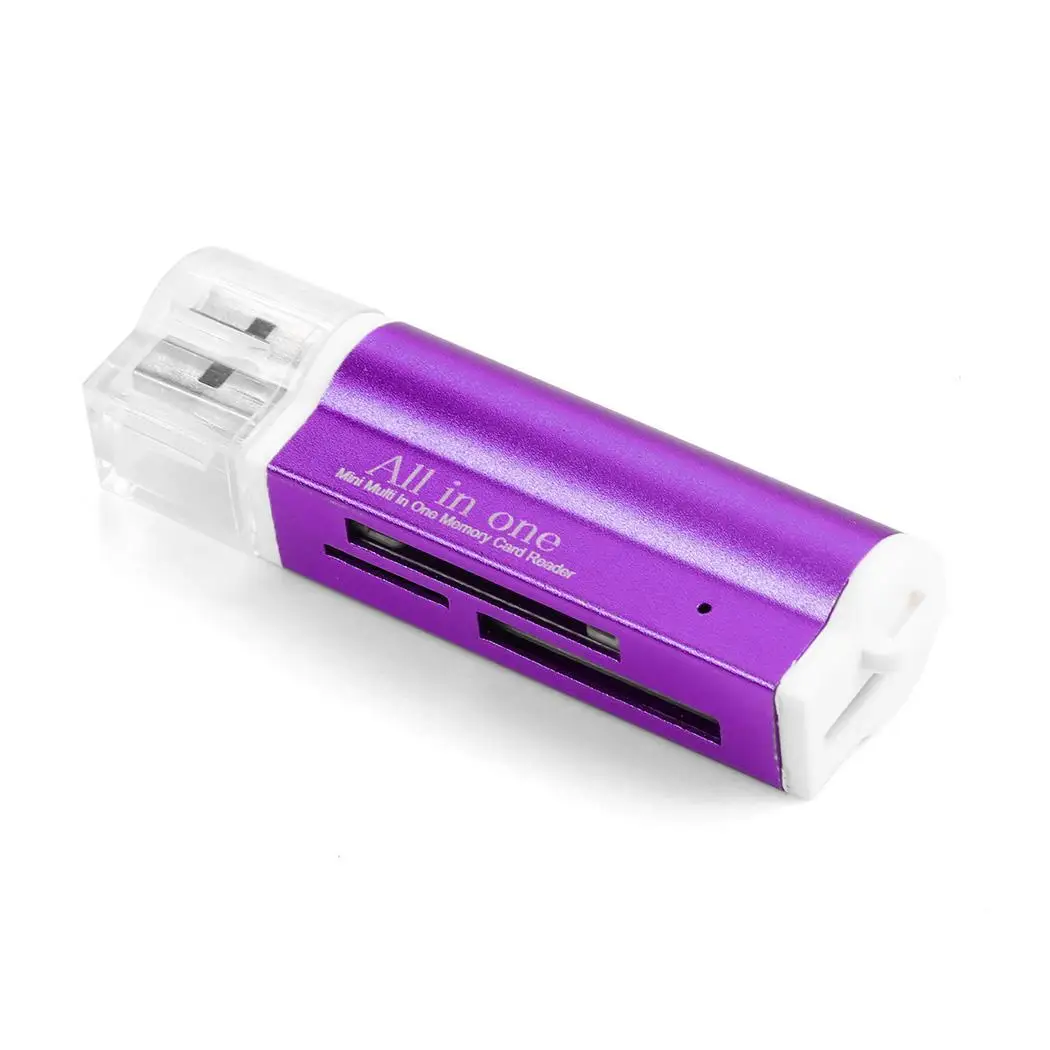 USB кард ридеры 4 слота для карт мульти функциональный адаптер четырех в одном