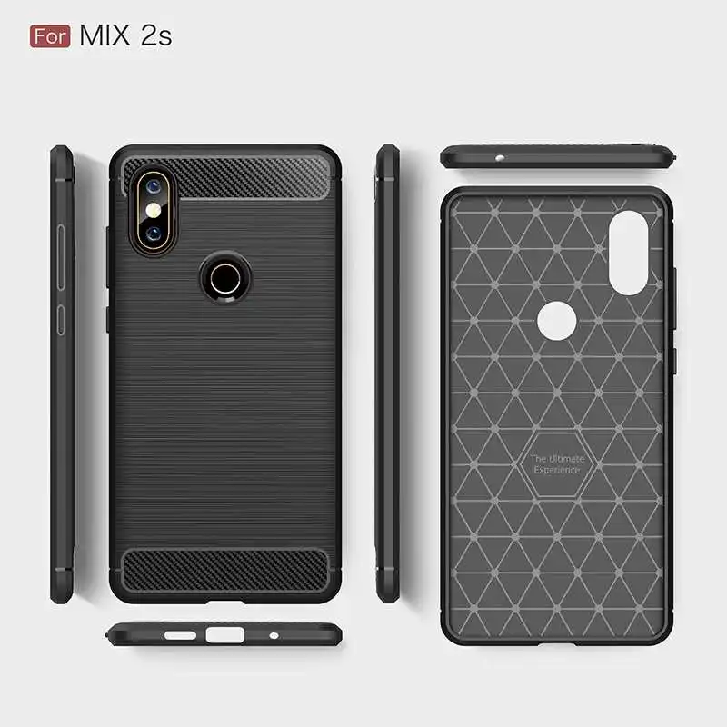 

Mokoemi Fashion Shock Proof Soft Silicone 5.99"For Xiaomi Mi Mix 2s Case For Xiaomi Mi Mix 2s Mix2s Cell Phone Case Cover
