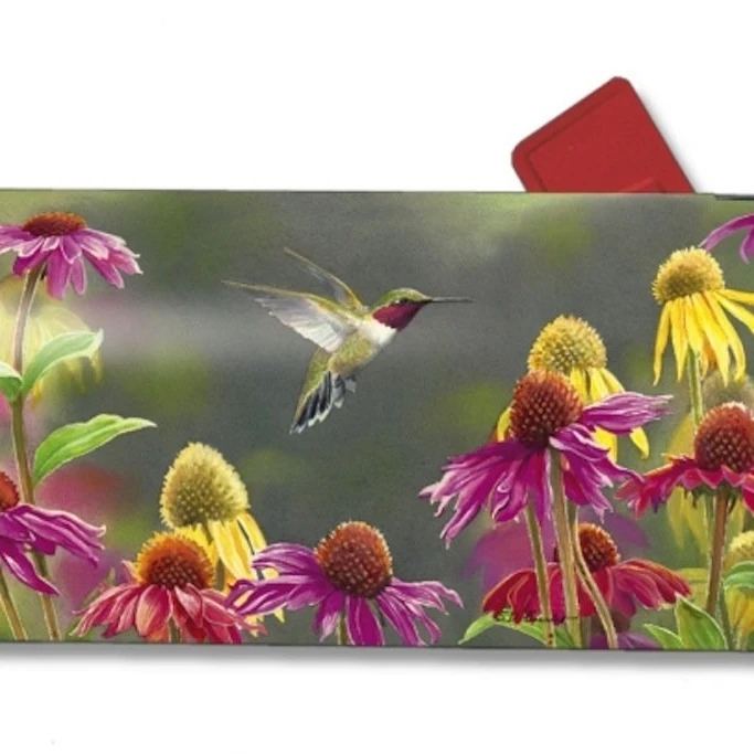 Магнит работает Hummingbird Heaven Магнитный чехол для почтового ящика | Дом и сад