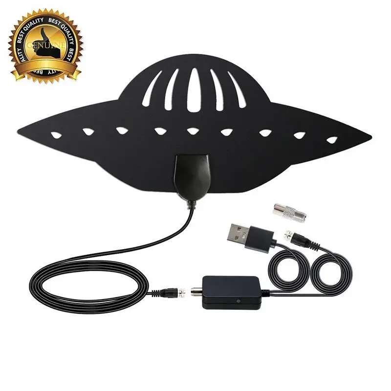 Цифровая ТВ антенна UFO 100 Mile 4K 1080P для DVB T TV радиус HDTV Freeview антенный спутниковый
