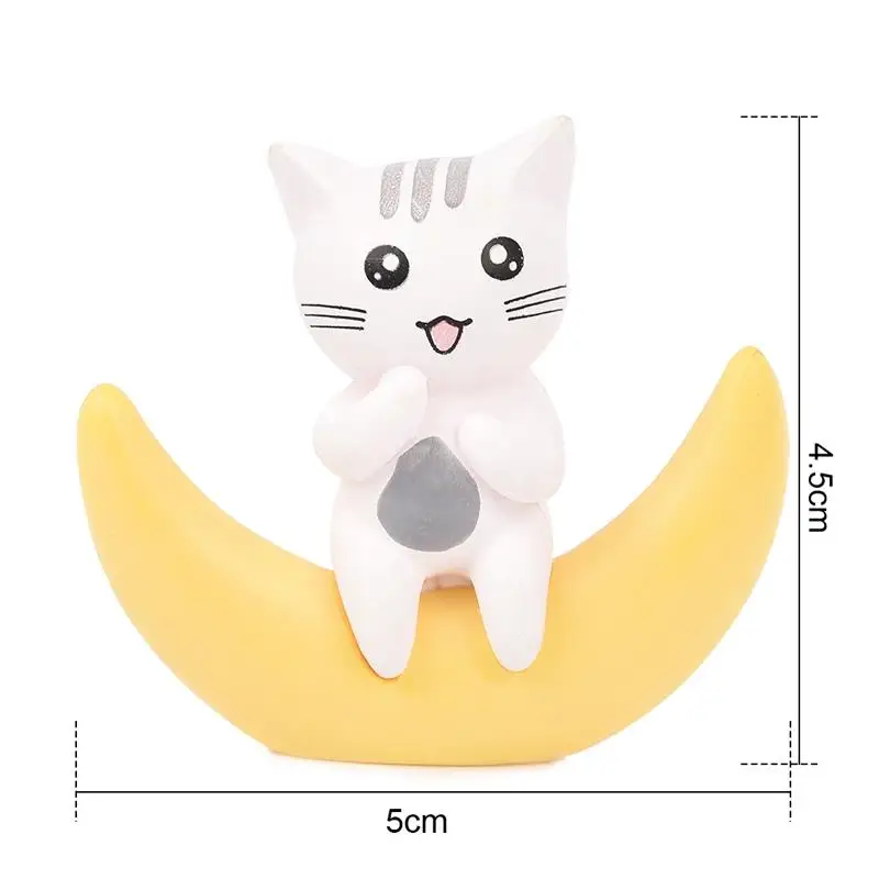 1 шт. Kawaii фигурки котят ПВХ высокого качества миниатюрные подарок на день