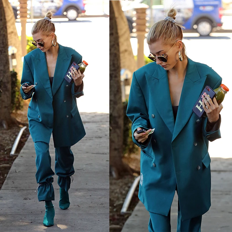 DEAT новинка 2020 Летняя женская одежда повседневный СВОБОДНЫЙ Модный костюм с v