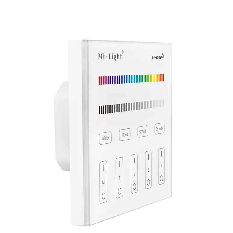 CLAITE 4-Zone AC180V-240V RGB/RGBW умная панель дистанционного управления Светодиодный