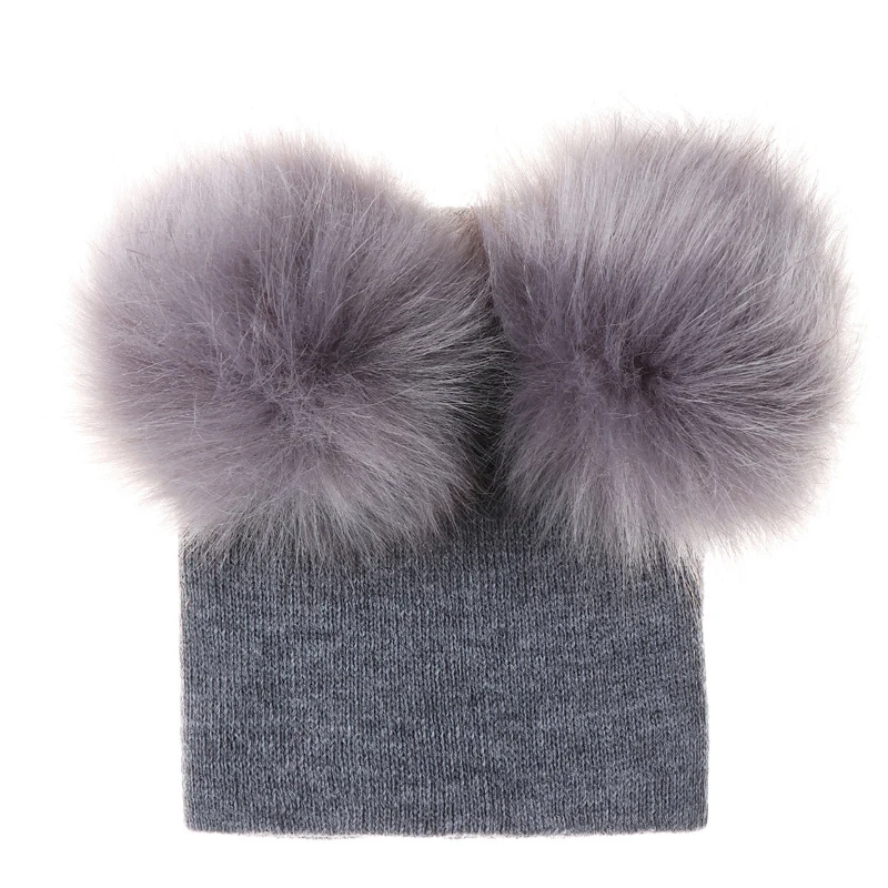 Children Clothing Girl Boy Baby Infant Warm Knit Beanie Hair Ball Hat Cap under 5 years | Детская одежда и обувь