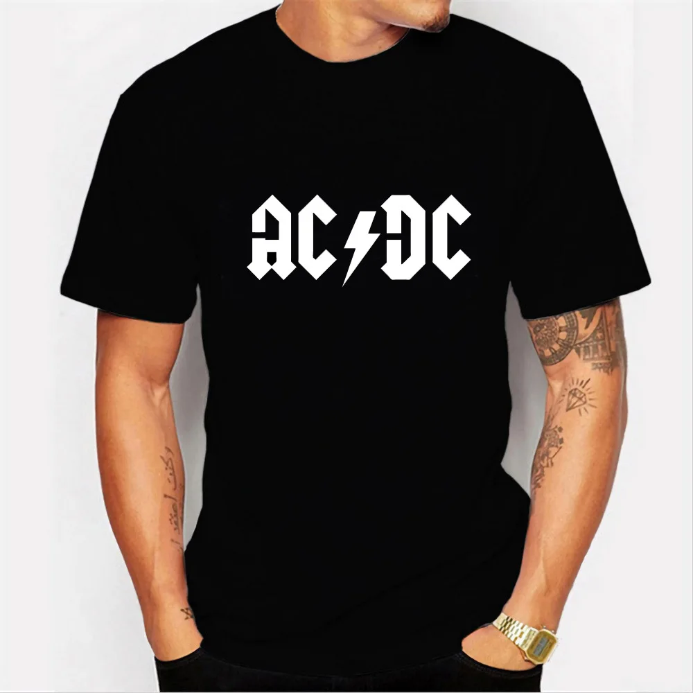 ACDC рок группа футболка для женщин мужчин н ролл Harajuku уличная Пот хип хоп