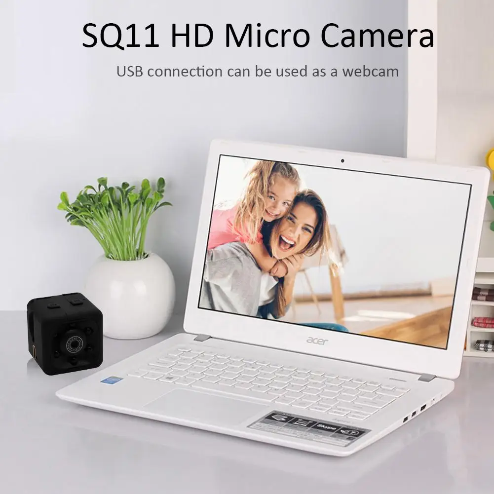 SQ11 черная HD микро камера 1080P датчик ночного видения DV DVR видео рекордер Встроенный