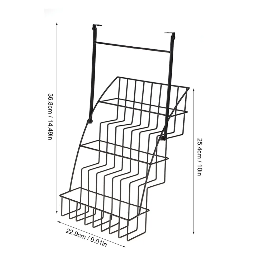 Стойка для хранения специй с покрытием из железной проволоки 3 уровневые