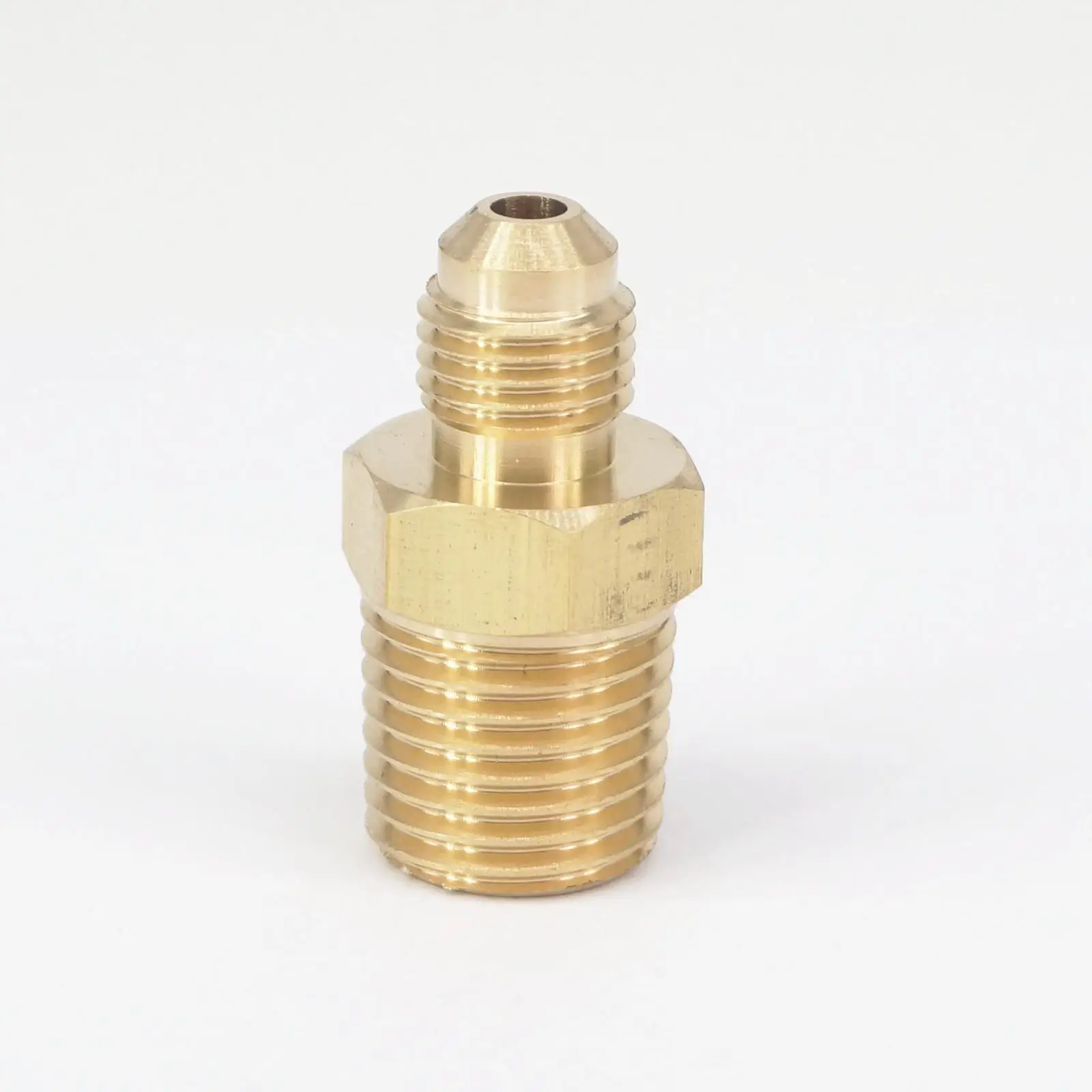 Подходящая трубка с наружной резьбой 3/16 &quot-1/4&quot NPT латунный фитинг SAE 45 градусов