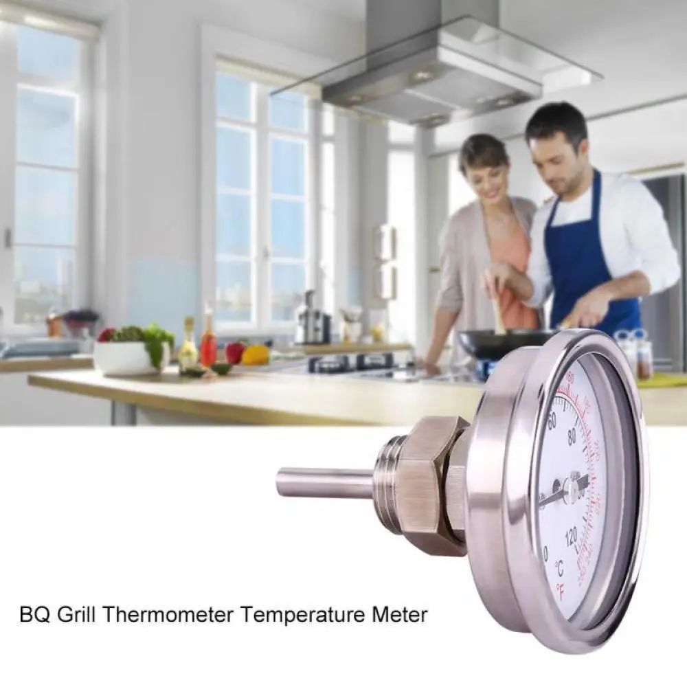 Термометр для дома Температура Сталь измерительный прибор Курильщик барбекю