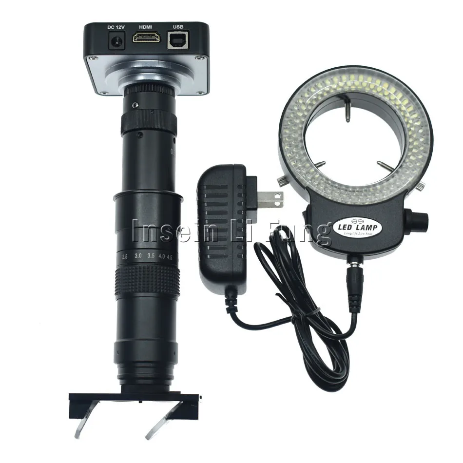 38MP 2 K HDMI usb камера с микрофоном + 3D боковая сторона Регулируемая большая Область