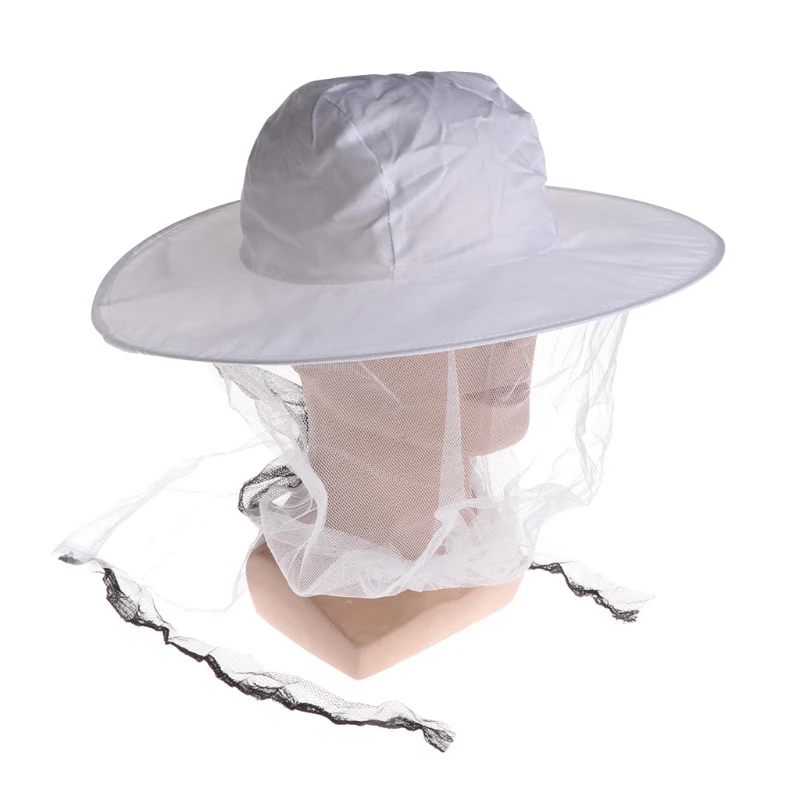 Bee Hat Protection Mosquito Bite Outdoor Camping Net Head Face Protector Cap Beekeeping Supplies | Спорт и развлечения