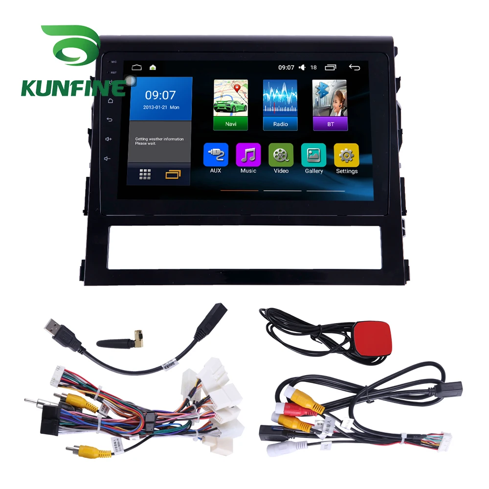 Восьмиядерный 1024*600 Android 8 1 автомобильный DVD GPS навигационный плеер Deckless стерео для