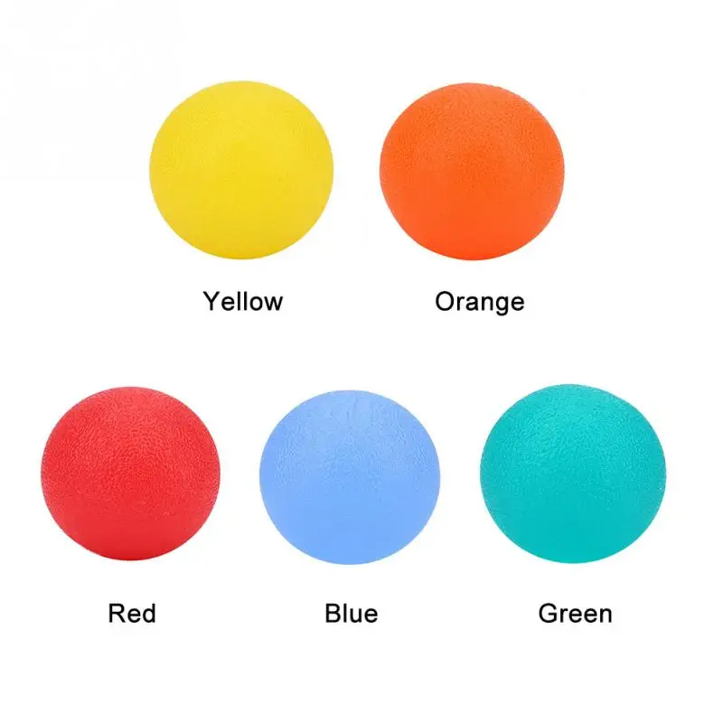 Новая силиконовая Массажная Терапия ручка мяч для рук палец сила упражнения