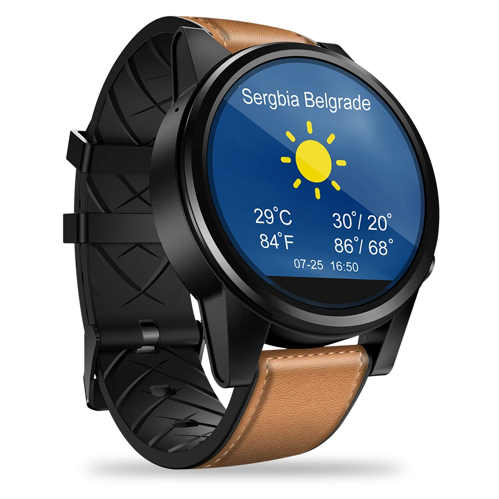 Zeblaze THOR 4 PRO 4G Смарт-часы 1 6 дюйма с кристаллами GPS ГЛОНАСС четырехъядерный 16 ГБ 600